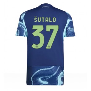 Ajax Josip Sutalo #37 Seconda Maglia 2025-26 Manica Corta